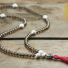 Howlite and Smoky Quartz Full Mala