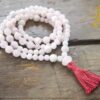 Rose Quartz Necklace Mala