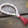 Rose Quartz Bracelet Prayer Beads