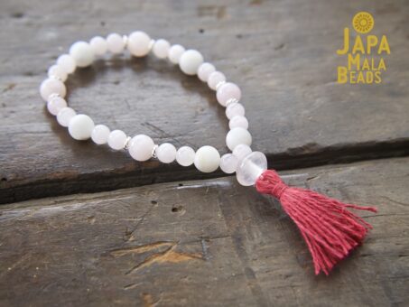 Rose Quartz Bracelet Prayer Beads
