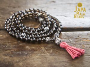 Smoky Quartz Japa Mala Beads