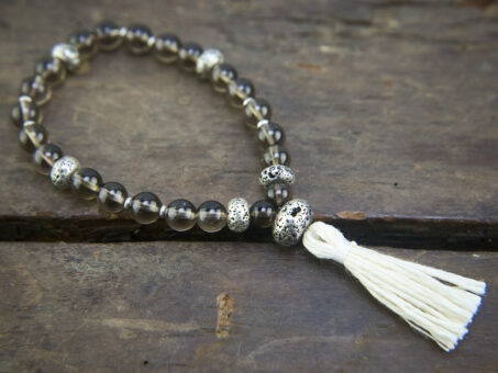 Smoky Quartz Bracelet Mala