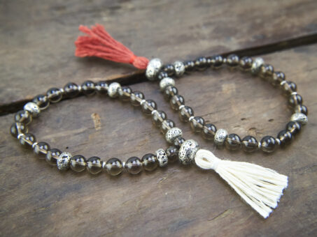 Smoky Quartz Bracelet Mala