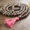 Green Opal & Rosewood Full Mala