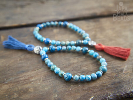 Crazy Lace Agate Bracelet Mala