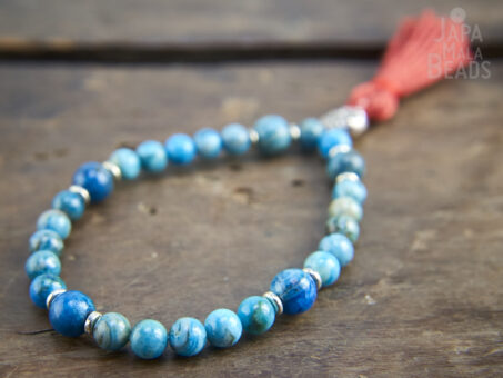 Crazy Lace Agate Wrist Mala
