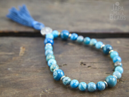 Crazy Lace Agate Wrist Mala