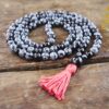 Snowflake Obsidian & Black Onyx Mala