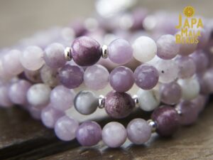 Sugilite and Charoite Mala Beads