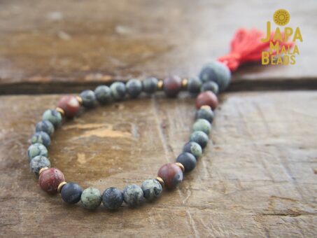 Kambaba and Brecciated Jasper Hand Mala