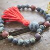 Kambaba and Brecciated Jasper Bracelet Mala