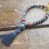 Kambaba and Brecciated Jasper Bracelet Mala