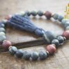 Kambaba and Brecciated Jasper Bracelet Mala