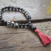Black Agate Wrist Mala