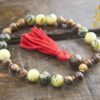 Yellow Turquoise Wrist Mala Beads