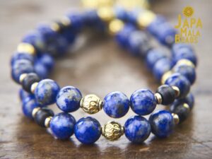 Lapis Lazuli and Ebony Mala beads