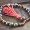 Dragon Blood Jasper Bracelet Mala