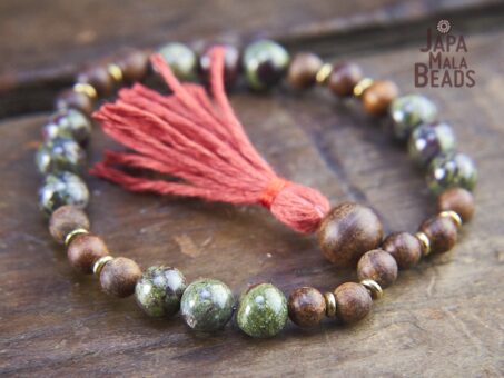 Dragon Blood Jasper Bracelet Mala