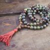 Dragon Blood Jasper and Padauk Full Mala