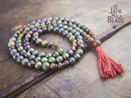 Dragon Blood Jasper Necklace Mala