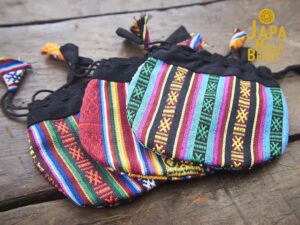 Bhutanese Drawstring Mala Beads Bag