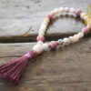 Opal and Rhodonite Bracelet Prayer Beads