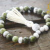 Saguaro Serpentine and Howlite Bracelet Mala