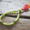 Jade and Peridot bracelet mala