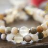 Rutilated Quartz and Citrine Mala Beads
