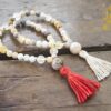 Rutilated Quartz and Citrine Wrist Malas