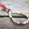 Rutilated Quartz and Citrine Bracelet Mala Beads