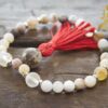 Rutilated Quartz and Citrine Bracelet Mala