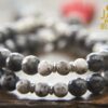 Sesame Jasper and Blue Labradorite Mala Beads