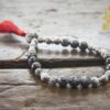 Sesame Jasper and Blue Labradorite Hand Mala