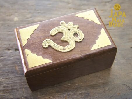 Brass Om Mala Box