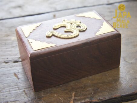 Brass Om Mala Box