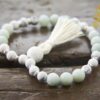 Howlite and Amazonite Wrist Mala
