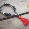 Black Obsidian and African Bloodstone mala