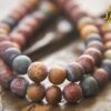 Cherry Creek Jasper Mala Beads