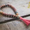 Cherry Creek Jasper and Sandalwood Hand Mala