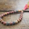 Cherry Creek Jasper and Sandalwood Wrist Mala