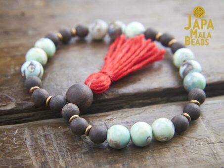 Terra Agate Bracelet Mala