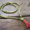 Jade and Peridot Necklace Mala