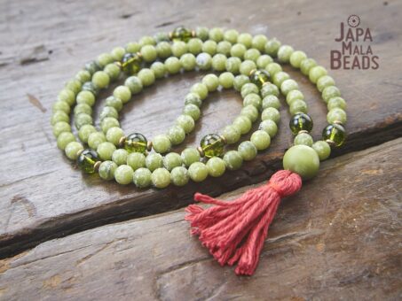 Jade and Peridot Full Mala