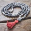 Sesame Jasper and Blue Labradorite Full Mala