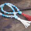 Hemimorphite and Crystal Quartz Malas