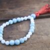Blue Jade and Aquamarine Wrist Mala