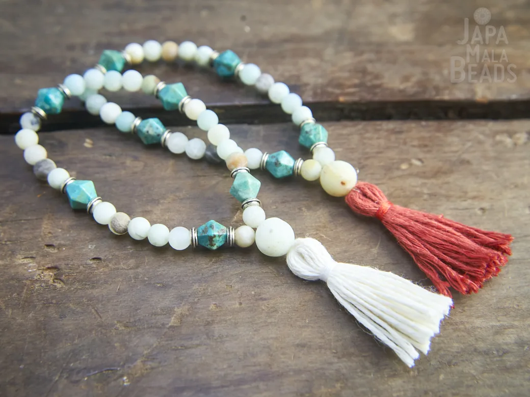 Amazonite and Turquoise Malas