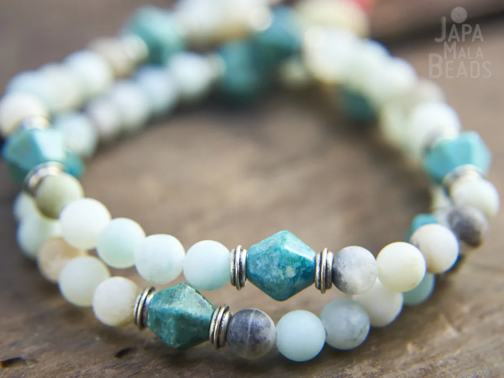 Amazonite and Turquoise Mala Beads