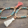 Green Apatite and Agarwood Malas